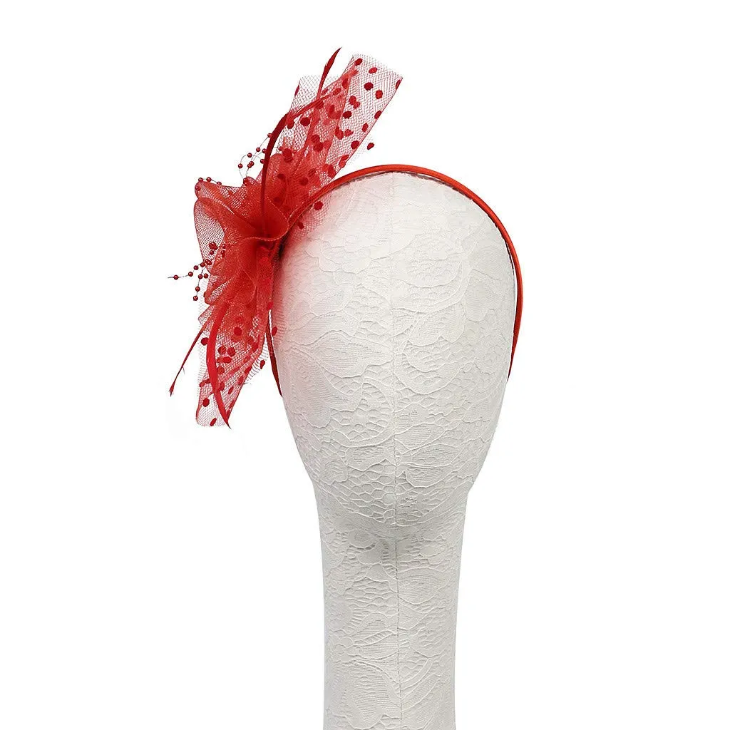 Accessories Fascinators Hats Women Tiny Tea Party hats for Girls Gatsby Accessoreis for Women Ascot Hats Flower
