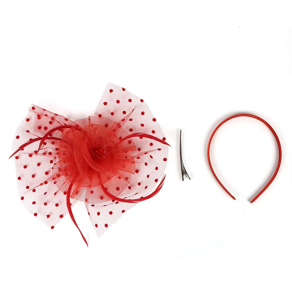 Accessories Fascinators Hats Women Tiny Tea Party hats for Girls Gatsby Accessoreis for Women Ascot Hats Flower