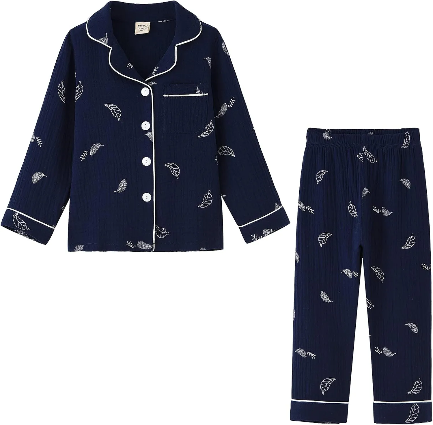 ACESTAR Toddler Baby Girl Pajama Set, Boys Long Sleeve Sleepwear 2 Piece Pjs Set for Kid Cotton Loungewear (3T-7T)
