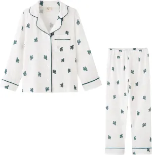 ACESTAR Toddler Baby Girl Pajama Set, Boys Long Sleeve Sleepwear 2 Piece Pjs Set for Kid Cotton Loungewear (3T-7T)