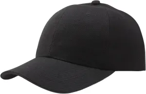 Adjustable Plain Baseball Cap,Solid Color Snapback Sunshade Cap Colorful Curved Brim Hat Flat Brim Hat (Black, One Size)