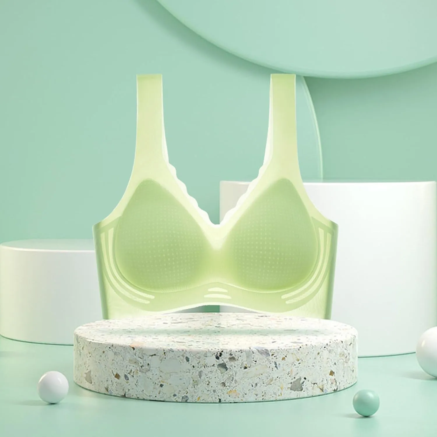 Anti Sagging Bras for Women Ice Silk Seamles Swirefree Quick Dry Bras No Underwire Soft Support Lightweight Comfy Bras