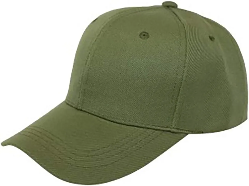 Balec Plain Baseball Cap Hat Adjustable Back