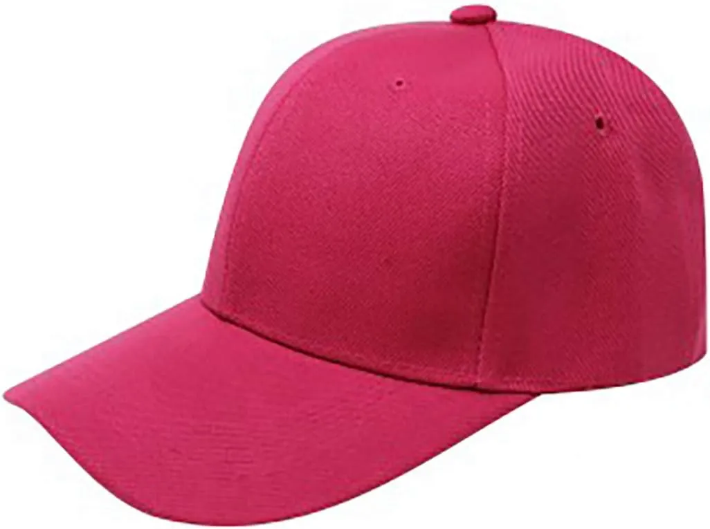 Balec Plain Baseball Cap Hat Adjustable Back
