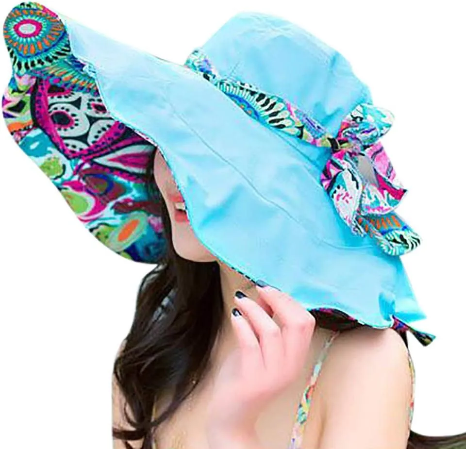 Big Print Floppy Women Hats Beach Wide Hat Brim Sun Brim Straw Cap Two-Side Baseball Men Baseball Cap Bulk