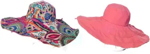 Big Print Floppy Women Hats Beach Wide Hat Brim Sun Brim Straw Cap Two-Side Baseball Men Baseball Cap Bulk