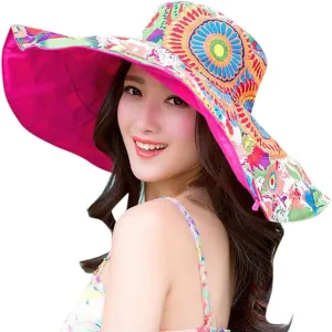 Big Print Floppy Women Hats Beach Wide Hat Brim Sun Brim Straw Cap Two-Side Baseball Men Baseball Cap Bulk