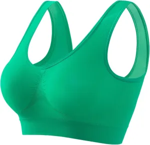 Breathable Sports Bras for Women Anti-Sagging Breasts Cool Liftup Air Bras 2025 Plus Size Comfort Wireless Yoga Bra