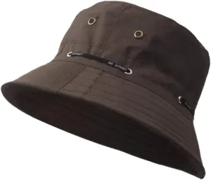 Bucket Hat Unisex UPF 50 Packable Fishing Hunting Summer Casual Wide Brim Vacation Travel Washed Bucket Cap Beach