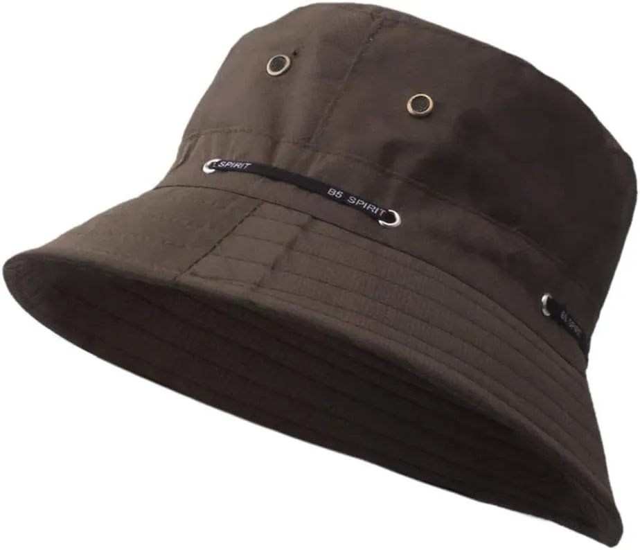 Bucket Hat Unisex UPF 50 Packable Fishing Hunting Summer Casual Wide Brim Vacation Travel Washed Bucket Cap Beach
