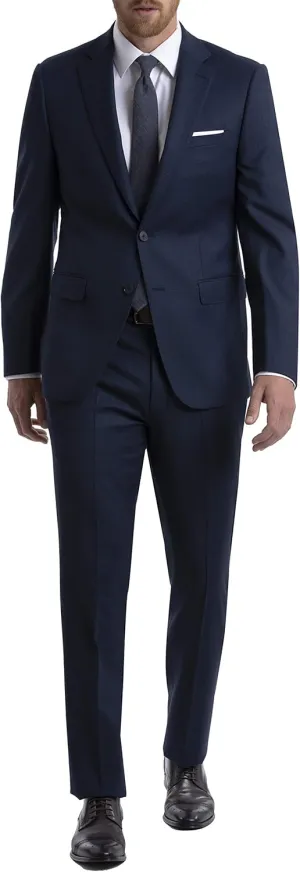 Calvin Klein Men's Slim Fit Suit Separates | Wool Jacket & Pants for Customized Sizing | Tailored Mens Suit with Notched Lapel, Button Closure & Welt Pockets | Versatile Suits for Men
