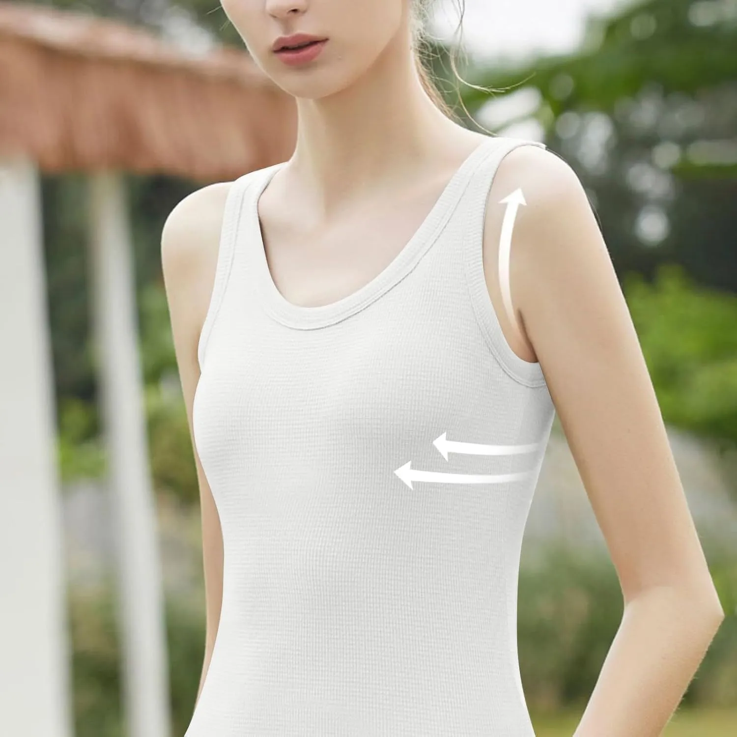 Camisole Tops for Women 2025 Summer Scoop Ncvk Spaghetti Strap Tank Top with Built in Bra Womens Sleeveless Shirts