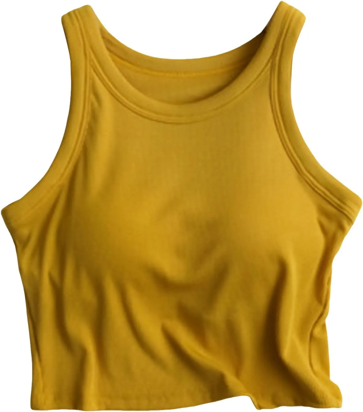 Camisole Tops for Women Built in Bra Spaghetti Strap Workout Yoga Shirts Basic Padded Tank Tops 2025 Summer Clothes