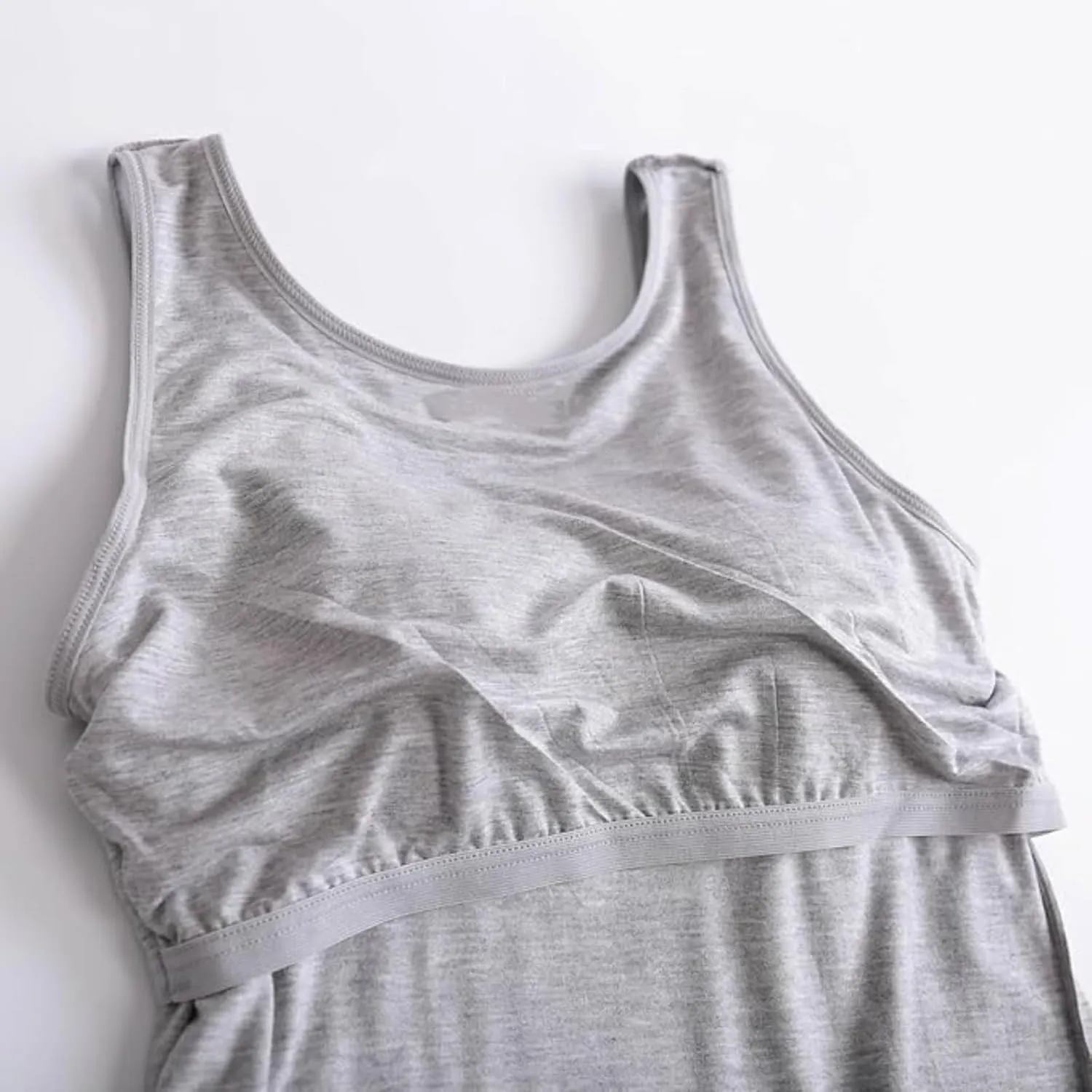 Camisole Tops for Women Summer 2025 Spaghetti Strap Basic Padded Tank Top with Built in Bra Workout Yoga Shirts
