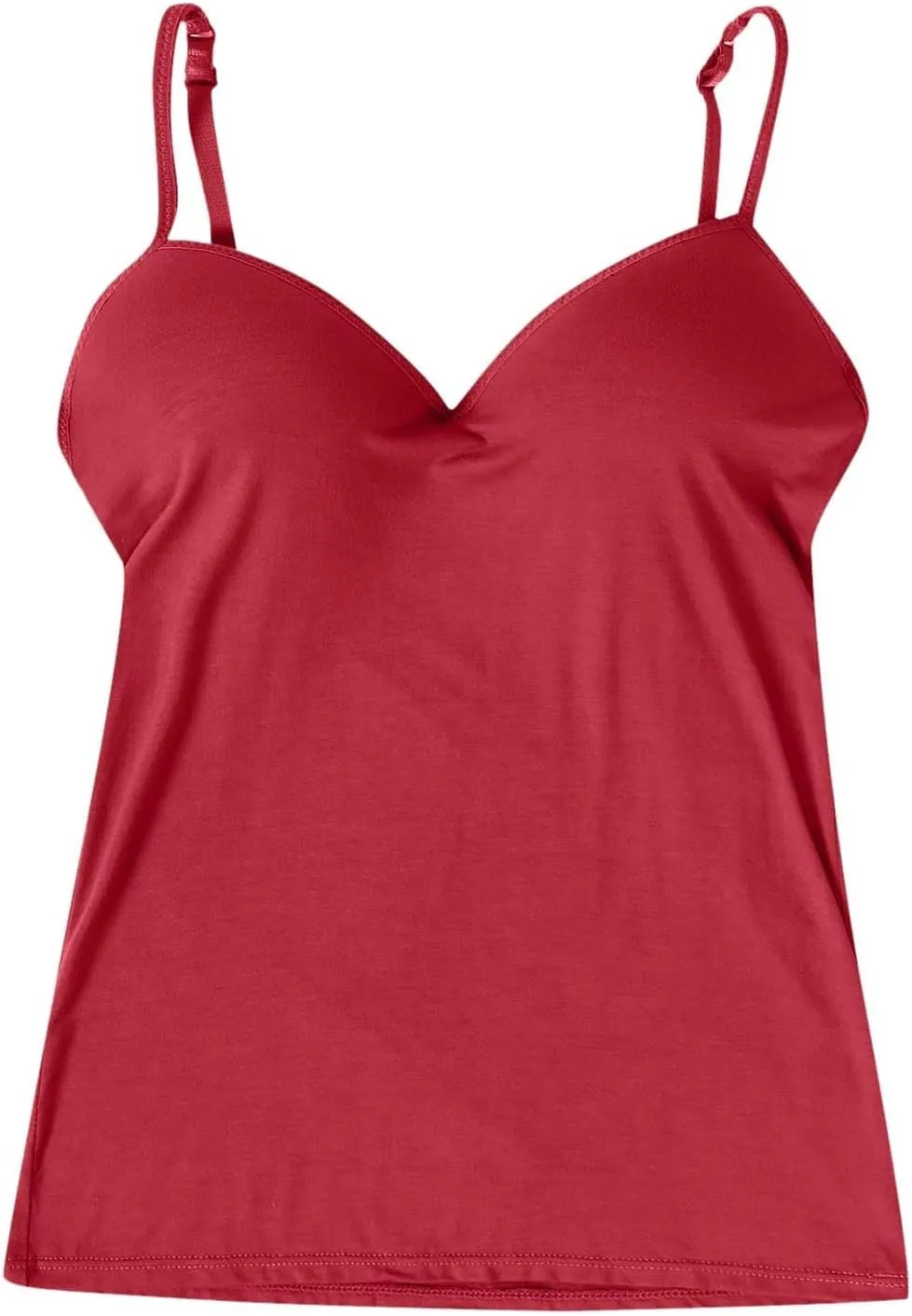Camisole Tops for Women Wtih Shelf Bra Spaghetti Straps Workout Yoga Shirts Stretch Tank Tops Layer Padded Bra