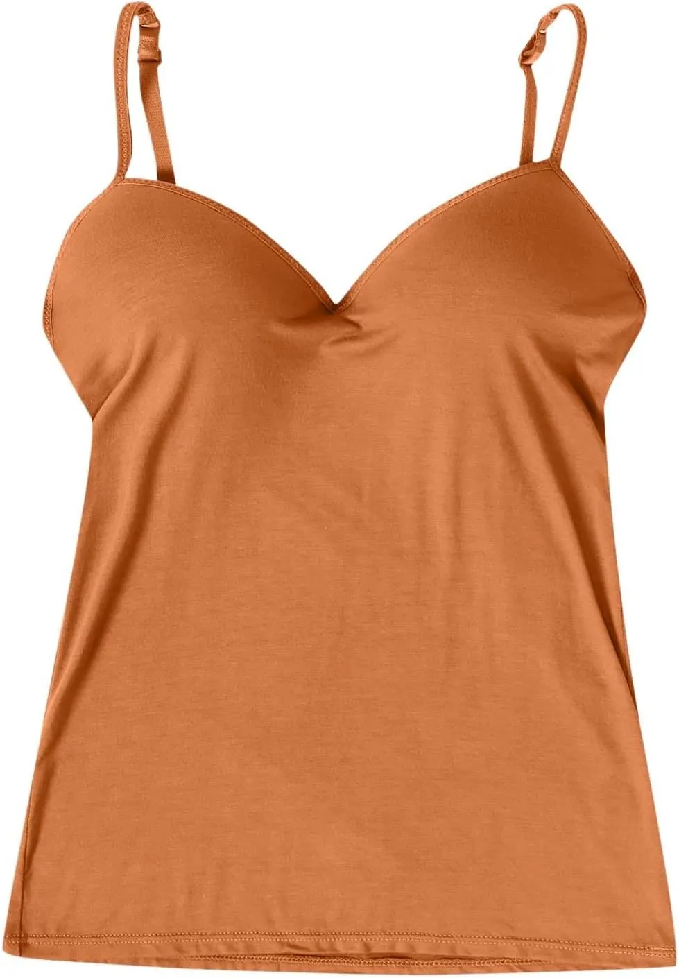 Camisole Tops for Women Wtih Shelf Bra Spaghetti Straps Workout Yoga Shirts Stretch Tank Tops Layer Padded Bra