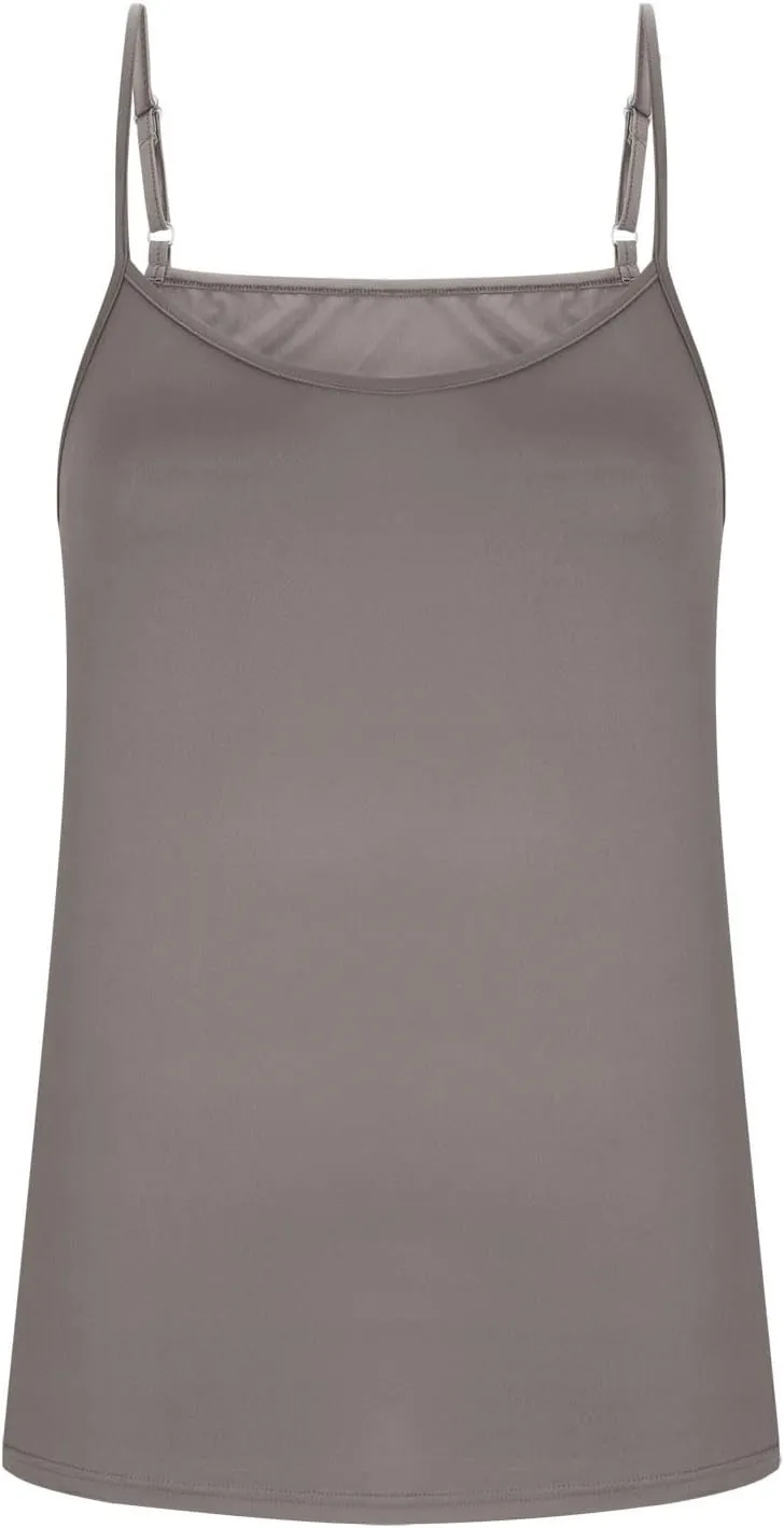 Camisoles for Women Plus Size Casual Crew Neck Tank Tops Loose Fit Sleeveless Shirts Summer Solid Color Tops