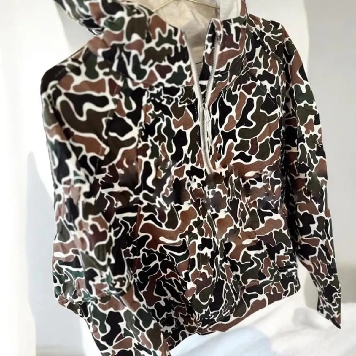 Camo Hoodie Y2k Quarter Zip Pullover Sweater Women Oversized Cute Hoodie Colorful Patchwork Cow Print Hoodies