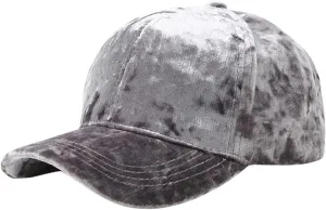 Casual Solid Soft Velvet Baseball Baseball Cap Trucker Hat Low Profile Unstructured Breathable Unisex