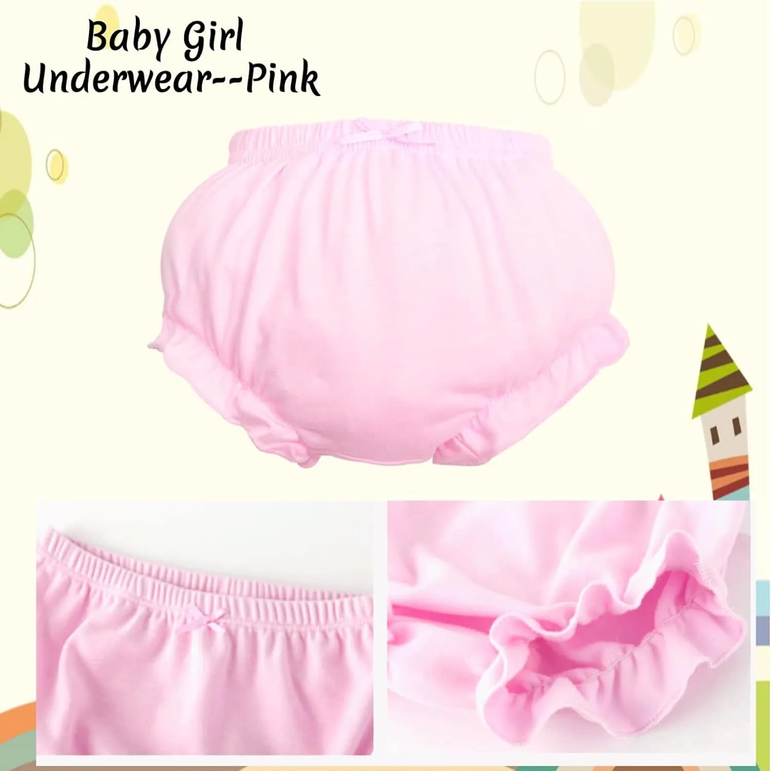 Diaper Cover - Baby Bloomers, Diaper Covers for Toddler Girls