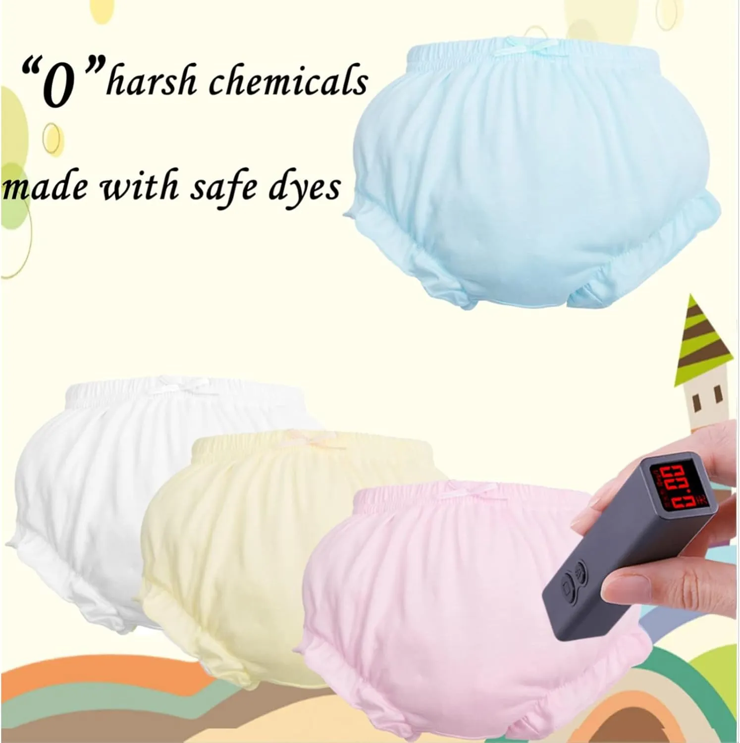 Diaper Cover - Baby Bloomers, Diaper Covers for Toddler Girls