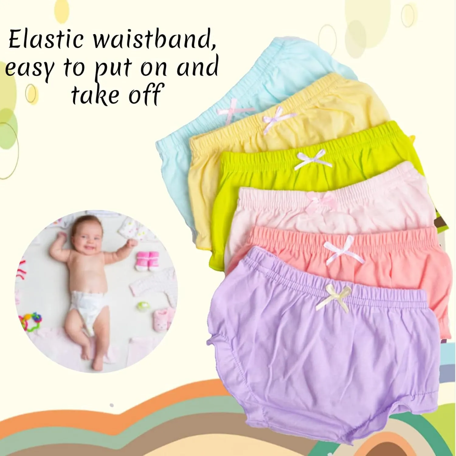 Diaper Cover - Baby Bloomers, Diaper Covers for Toddler Girls