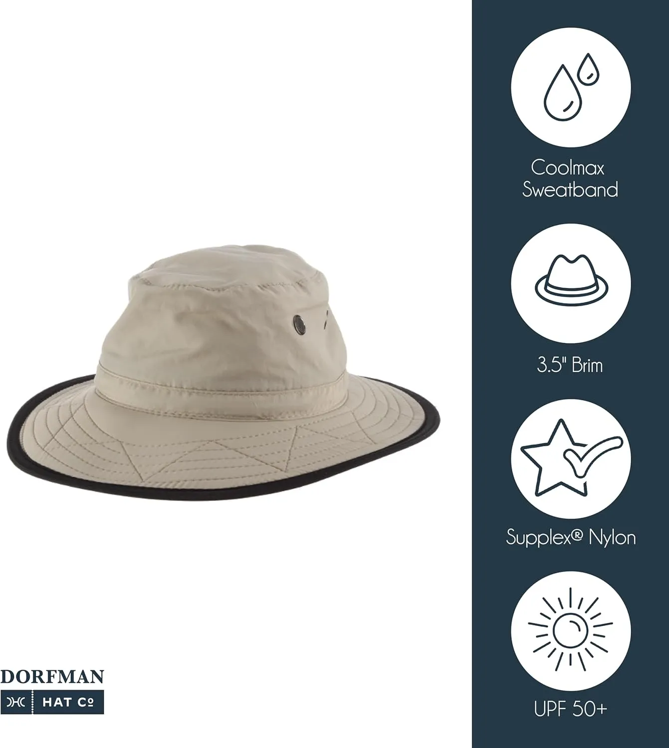 Dorfman Pacific Co. Men's Dimensional Brim Boonie