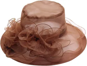 European and Fashion Sun Hat Mesh Lace Flower Sun Hat Outdoor Foldable Large Brim Women's Hat Summer Woman Hats