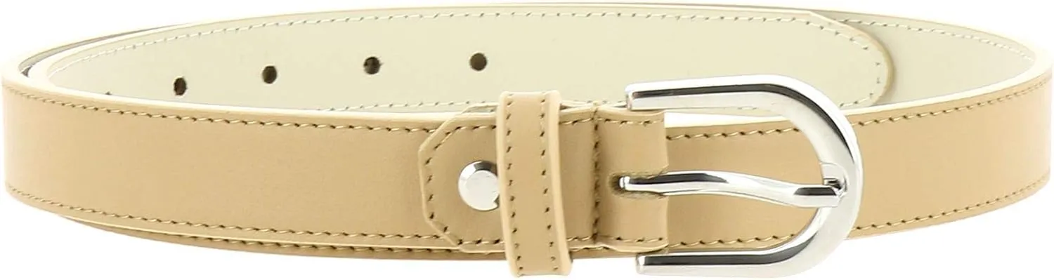 FASHIONGEN - Women genuine Italian leather belt LUNA, Made in France