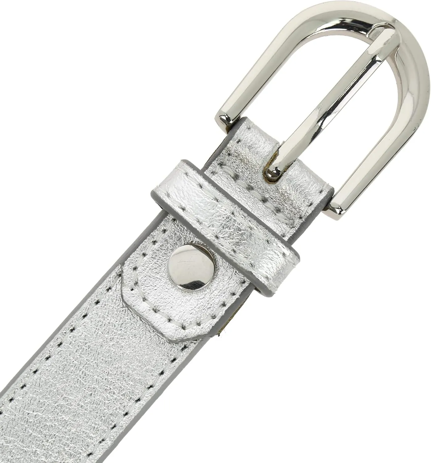 FASHIONGEN - Women genuine Italian leather belt LUNA, Made in France