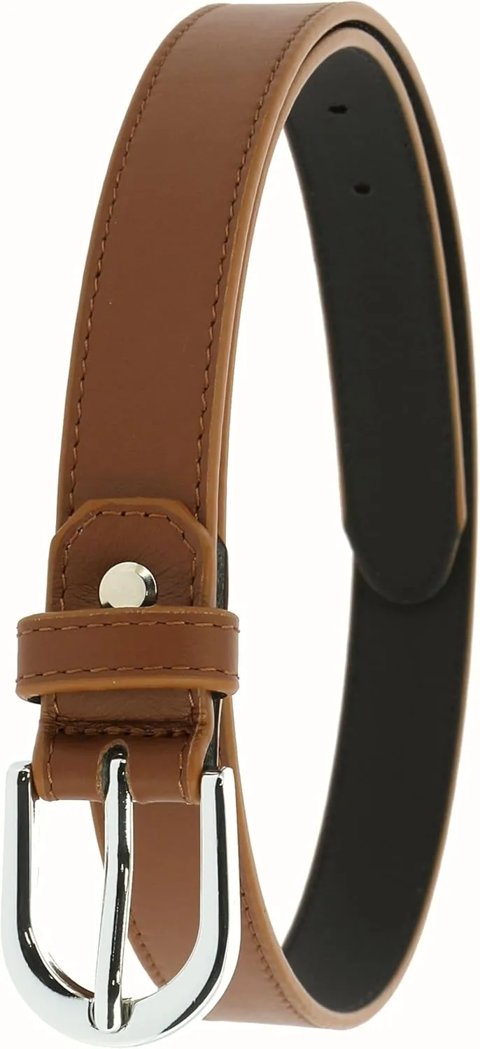 FASHIONGEN - Women genuine Italian leather belt LUNA, Made in France