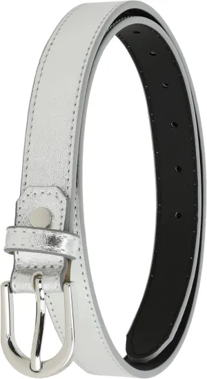 FASHIONGEN - Women genuine Italian leather belt LUNA, Made in France