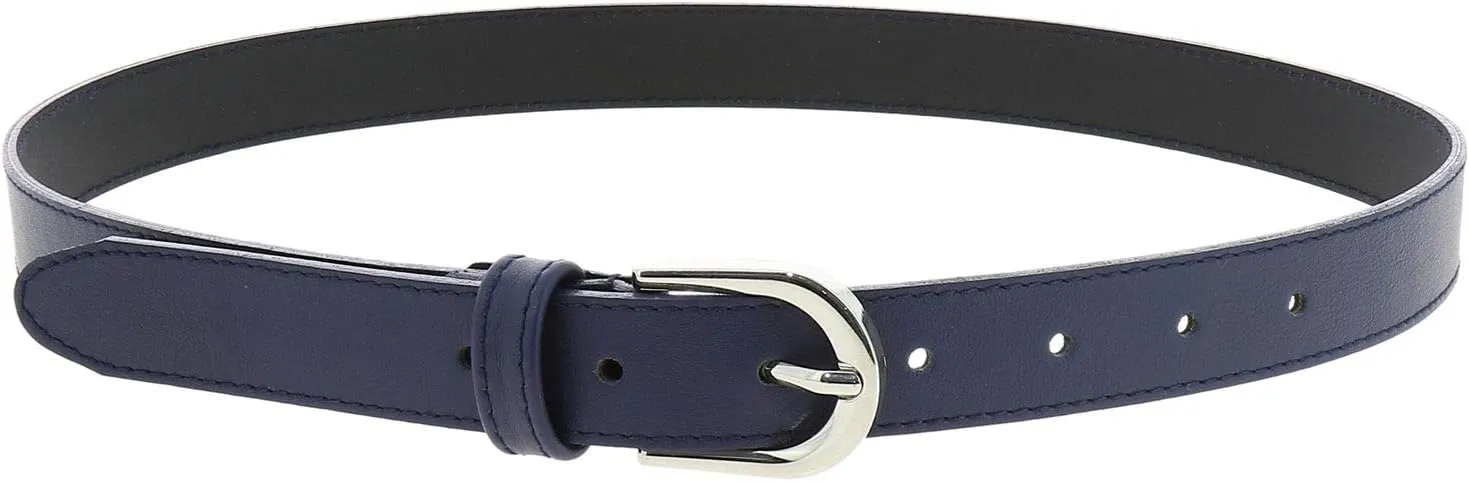 FASHIONGEN - Women genuine Italian leather belt LUNA, Made in France