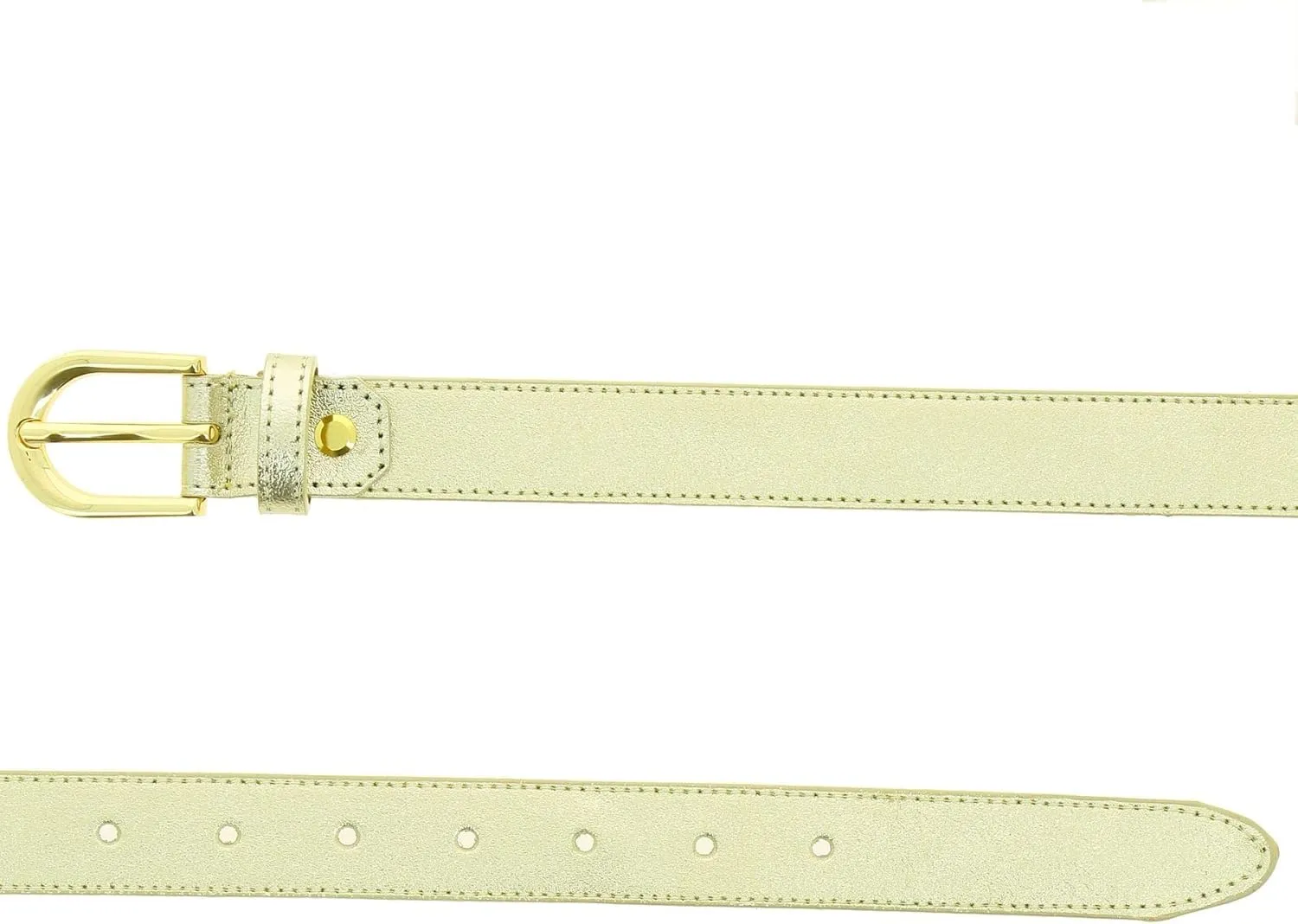 FASHIONGEN - Women genuine Italian leather belt LUNA, Made in France