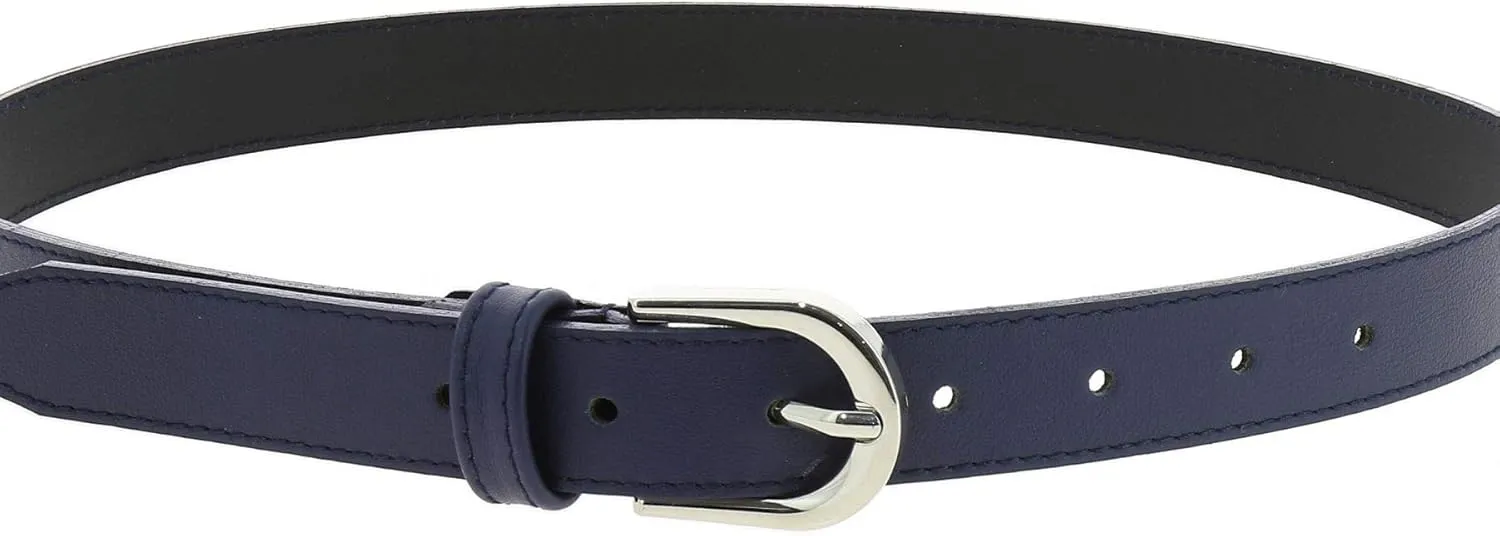 FASHIONGEN - Women genuine Italian leather belt LUNA, Made in France
