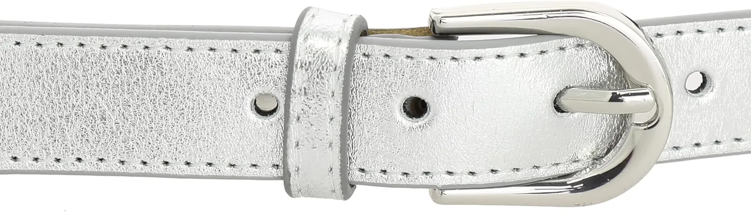 FASHIONGEN - Women genuine Italian leather belt LUNA, Made in France