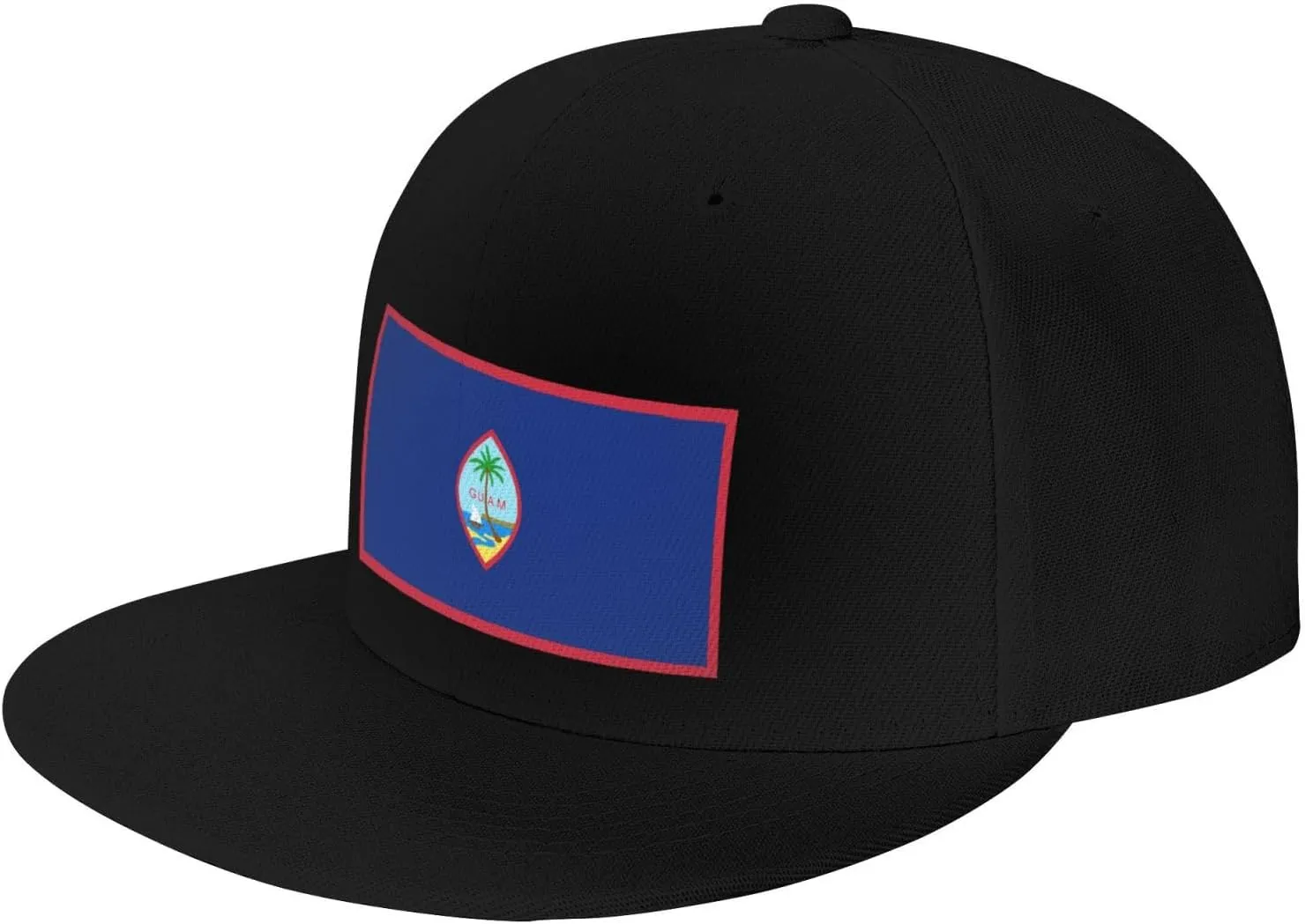 Flag of Guam Snapback Hat for Men Women Baseball Cap Adjustable Flat Bill Brim Hats