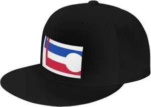 Flag of Longmont, Colorado Snapback Hat for Men Women Baseball Cap Adjustable Flat Bill Brim Hats