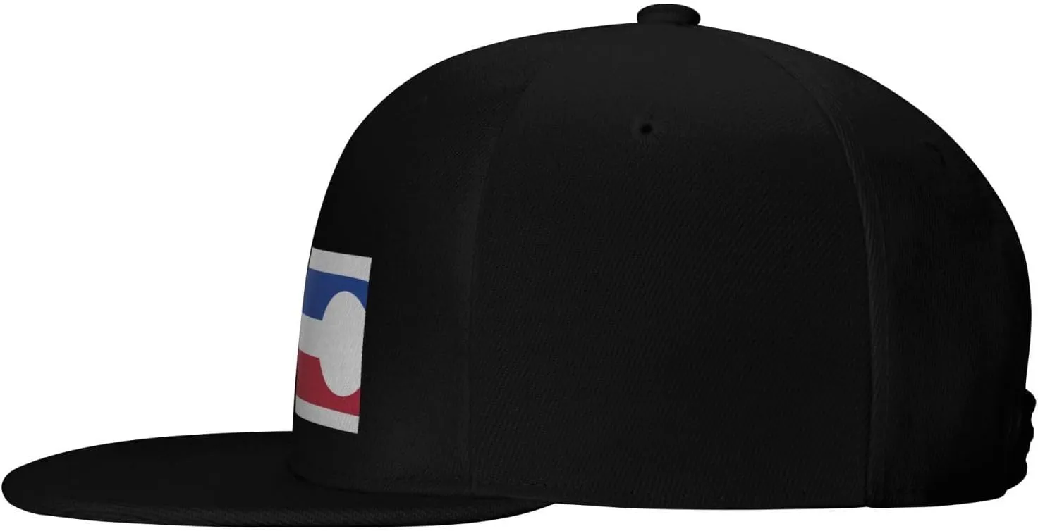 Flag of Longmont, Colorado Snapback Hat for Men Women Baseball Cap Adjustable Flat Bill Brim Hats