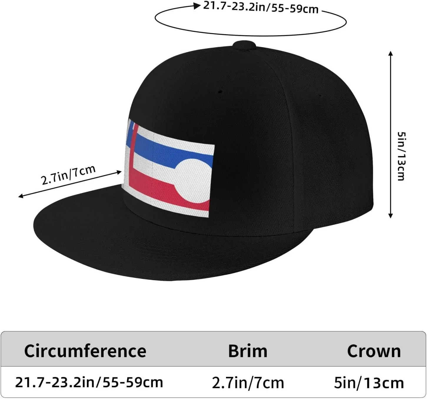 Flag of Longmont, Colorado Snapback Hat for Men Women Baseball Cap Adjustable Flat Bill Brim Hats