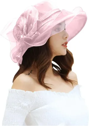 Flower Beach Women's Bright Sun Hat Sunscreen Breathable Fisherman Hat Party Outfit