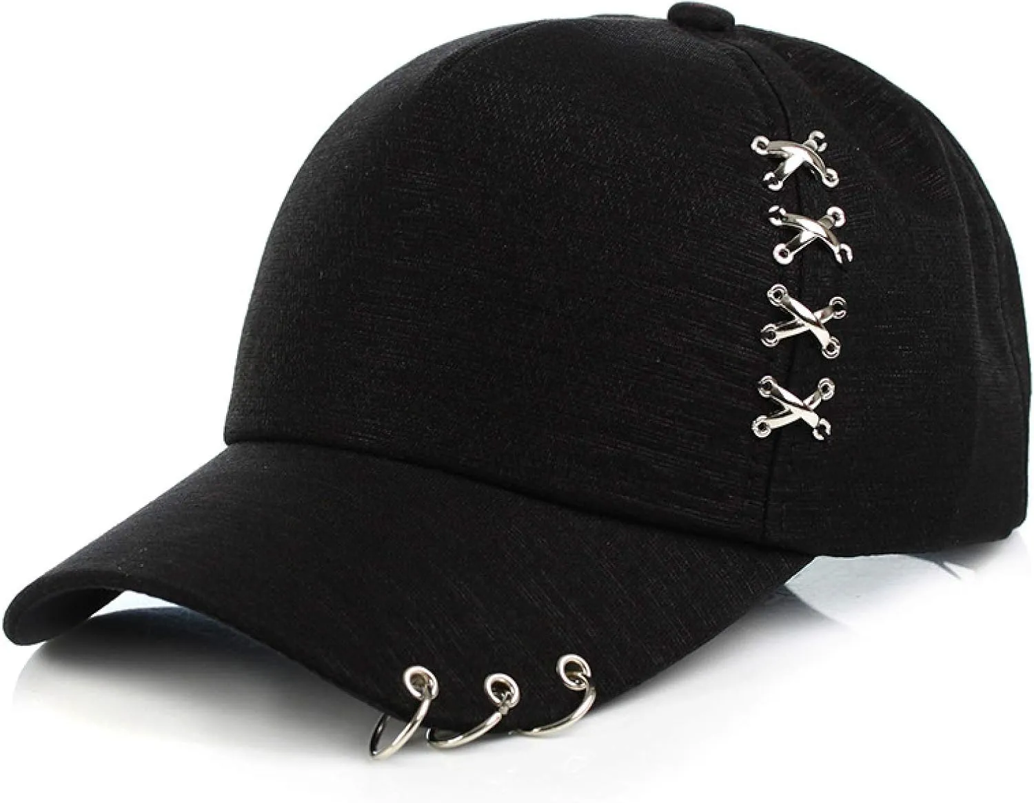 Gorras para Hombres Mesh Short Brim Baseball Cap Men Women Breathable Dad Hat Adjustable Solid Trucker