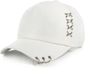 Gorras para Hombres Mesh Short Brim Baseball Cap Men Women Breathable Dad Hat Adjustable Solid Trucker