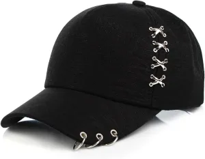 Gorras para Hombres Mesh Short Brim Baseball Cap Men Women Breathable Dad Hat Adjustable Solid Trucker