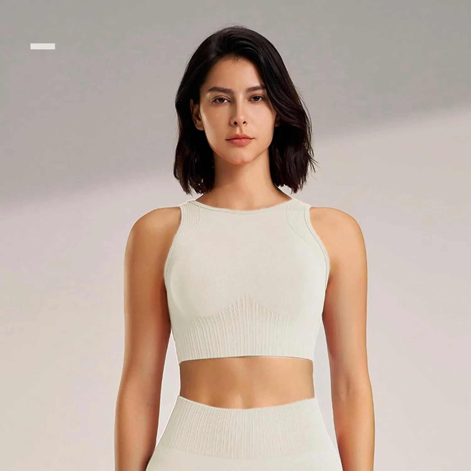 High Support Sports Bras for Women Full Coverage Seamless Yoga Workout Running Athletic Bralettes Quick Dry Active Bras