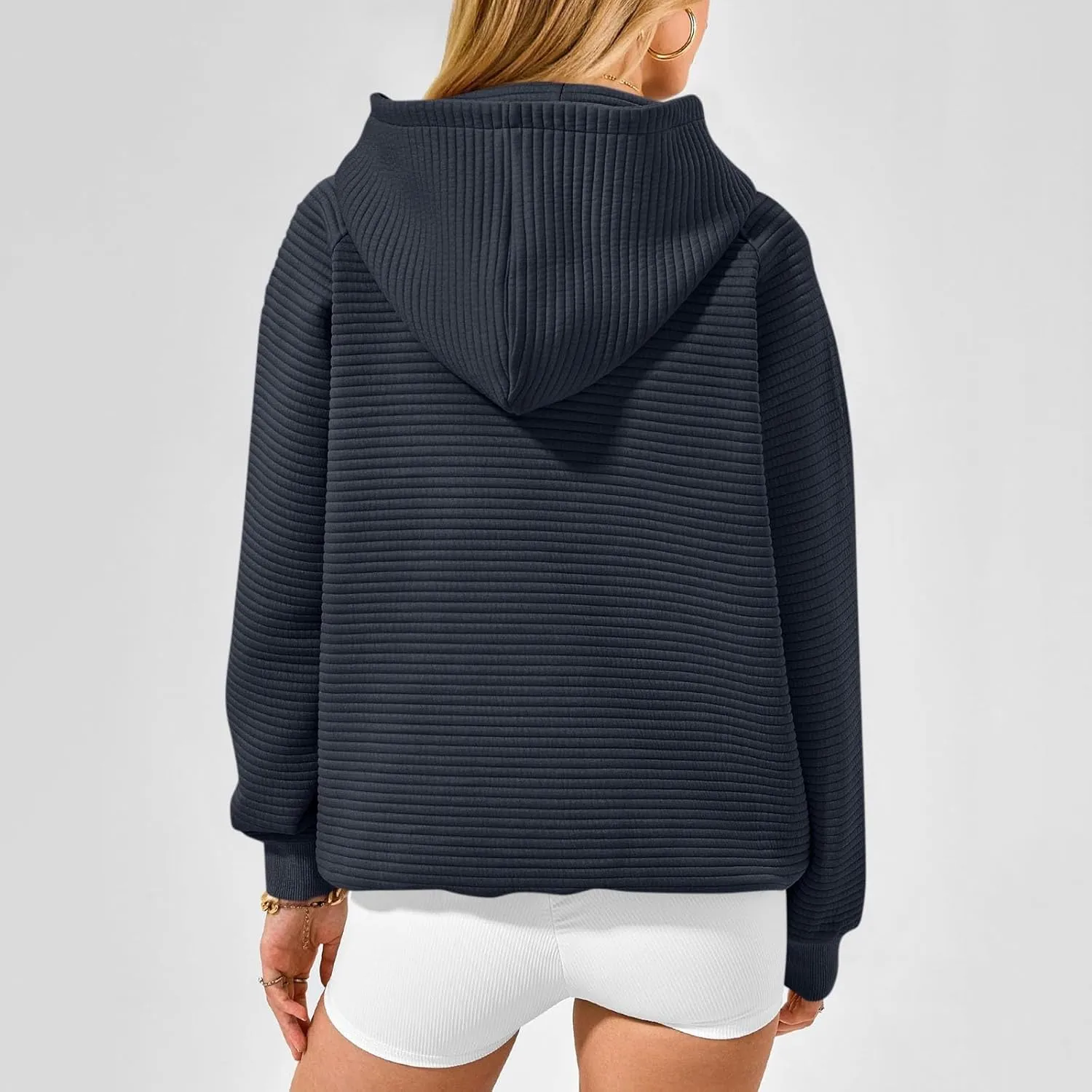 Hoodies For Teen Girls Long Sleeve Western Sweatshirts Knit Fall Sweaters Casual Solid Tunic Pullover With Pocket