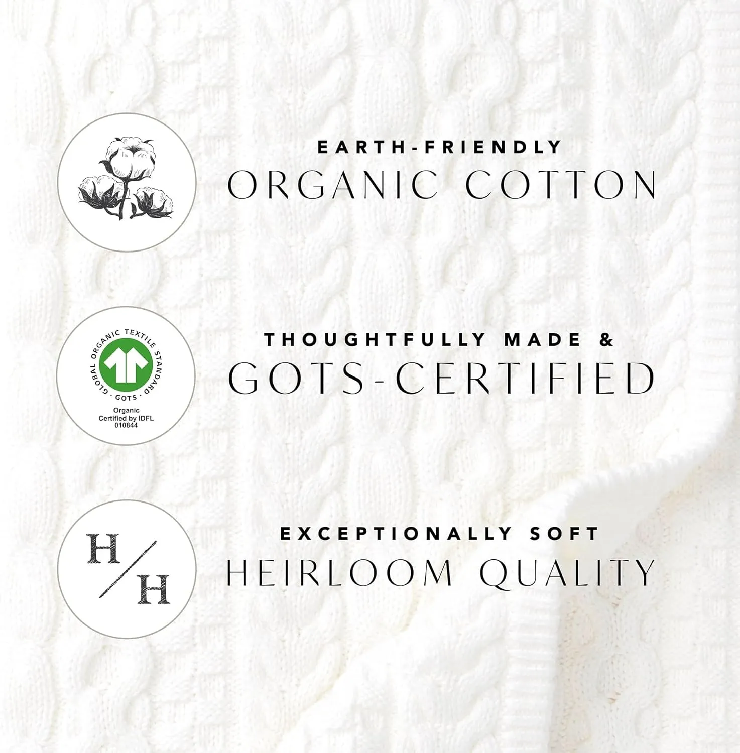 Hope & Henry Baby Organic 4 Piece Gift Set with Box