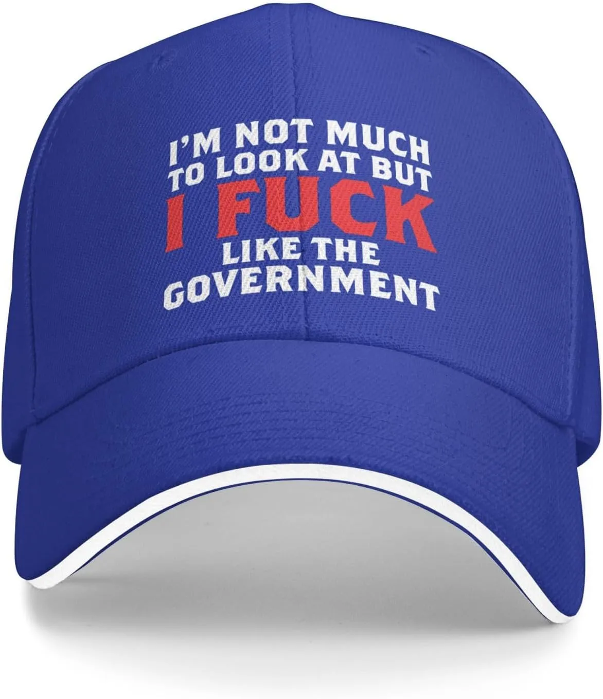 I Fucking Like The Government Hat Mens Wide Brim Baseball Cap Adjustable Low Profile Sports Dad Hats