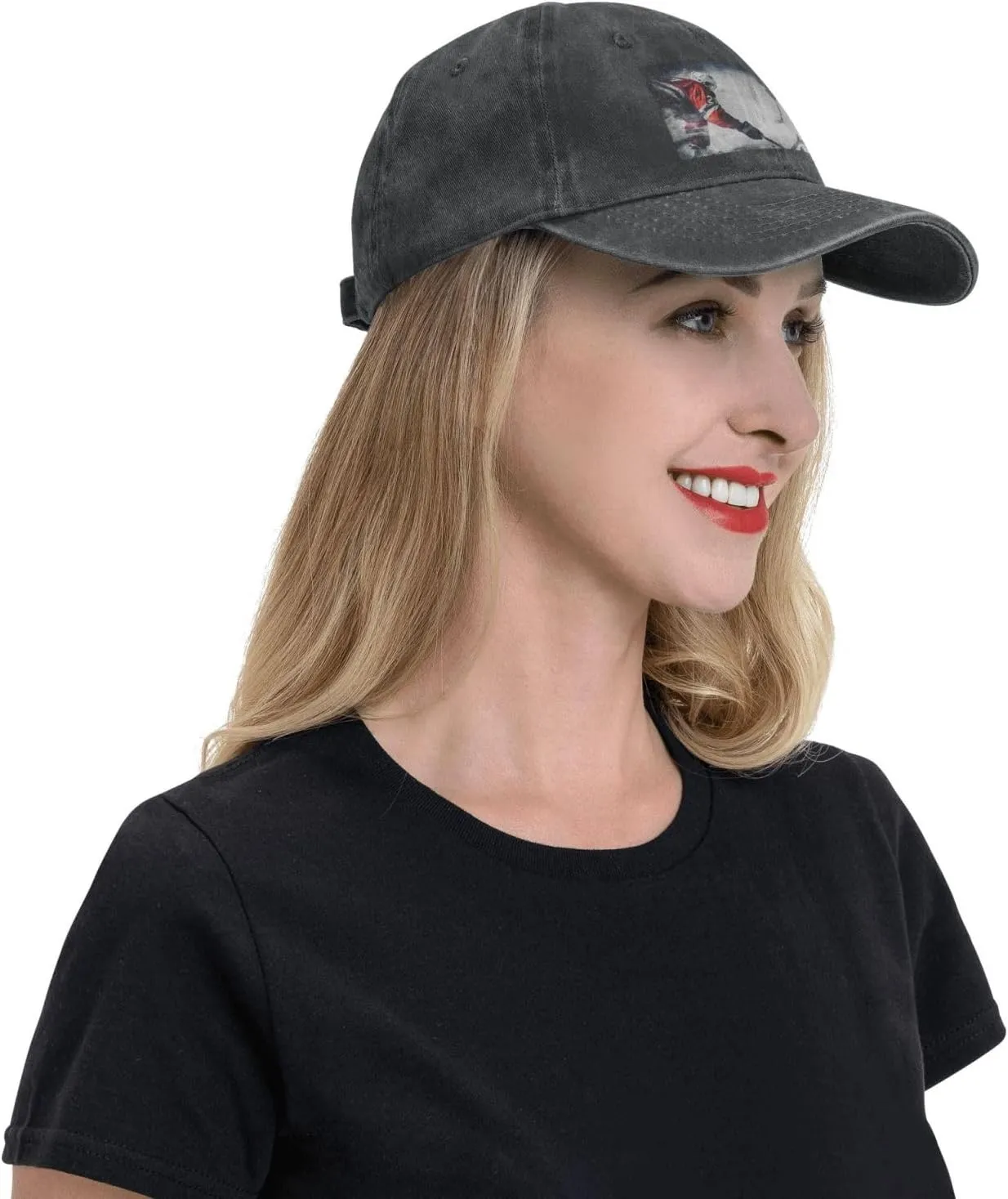 Ice Hockey Art Unisex Baseball Cap Breathable Cotton Trucker Hat Classic Denim Dad Hat Summer Sun Hat