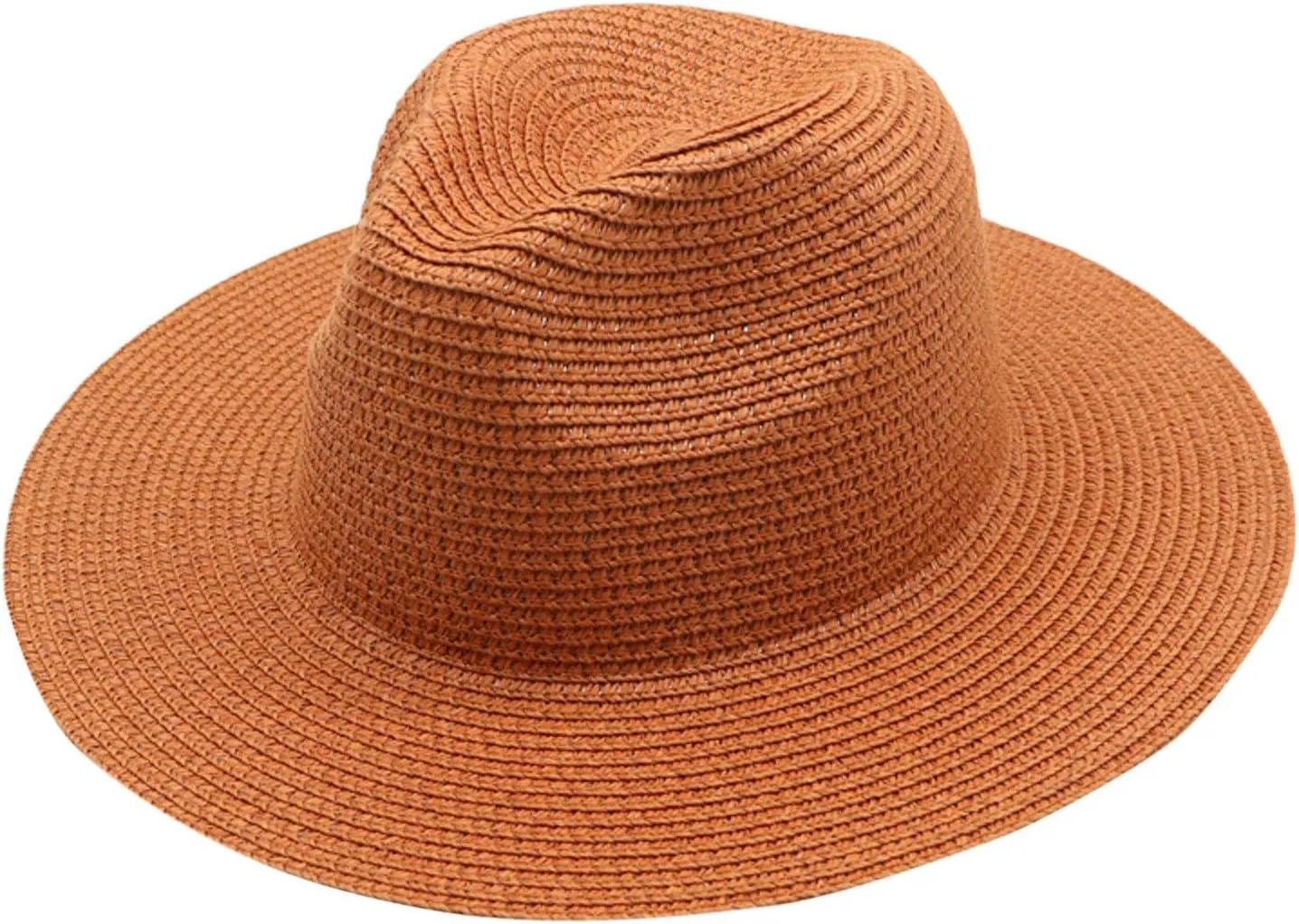in Wide Brim Hats for Summer Sunshine Beach Trip Ivory and Brown Adjustable Hats for Women